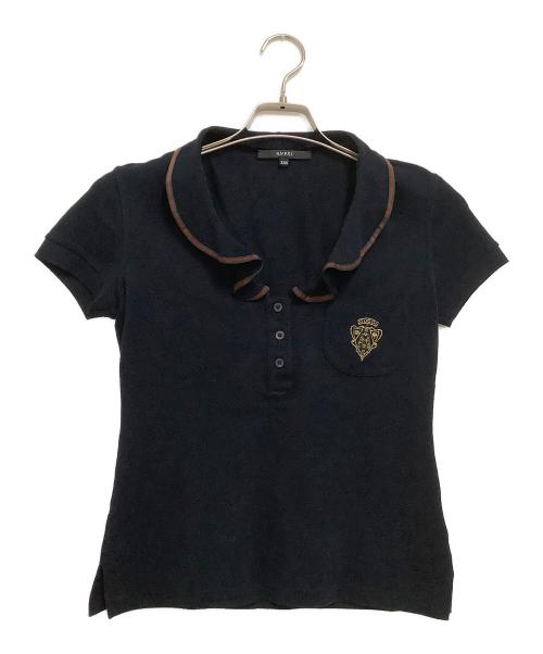 GUCCI（グッチ）GUCCI (グッチ) ポロシャツ ネイビー サイズ:XXSの古着・服飾アイテム