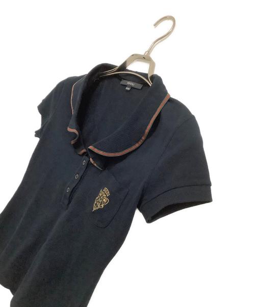 GUCCI（グッチ）GUCCI (グッチ) ポロシャツ ネイビー サイズ:XXSの古着・服飾アイテム