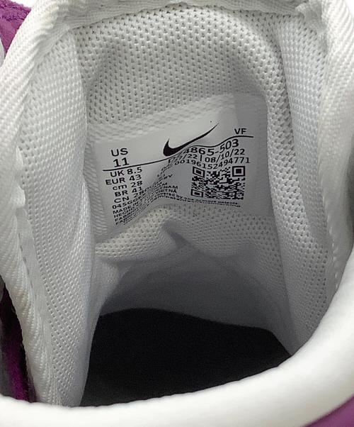 NIKE（ナイキ）NIKE (ナイキ) ミッドカットスニーカー AIR FORCE 1 07 MID L ホワイト×パープル サイズ:28の古着・服飾アイテム