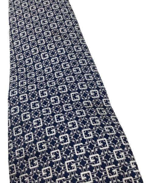 GUCCI（グッチ）GUCCI (グッチ) ネクタイ 総柄 ネイビー×ホワイト サイズ:不明の古着・服飾アイテム