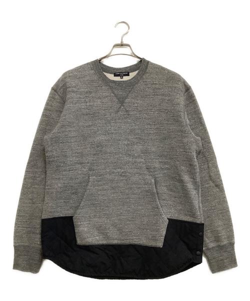 COMME des GARCONS（コムデギャルソン）COMME des GARCONS (コムデギャルソン) 切替スウェット グレー×ブラック サイズ:Mの古着・服飾アイテム