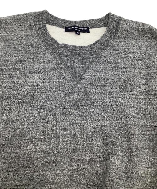 COMME des GARCONS（コムデギャルソン）COMME des GARCONS (コムデギャルソン) 切替スウェット グレー×ブラック サイズ:Mの古着・服飾アイテム