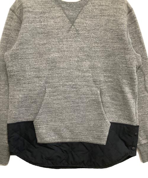 COMME des GARCONS（コムデギャルソン）COMME des GARCONS (コムデギャルソン) 切替スウェット グレー×ブラック サイズ:Mの古着・服飾アイテム