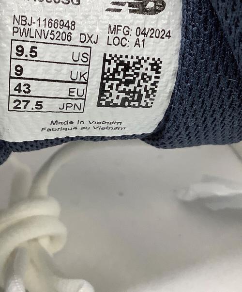 NEW BALANCE（ニューバランス）NEW BALANCE (ニューバランス) ローカットスニーカー ホワイト サイズ:27.5 未使用品の古着・服飾アイテム