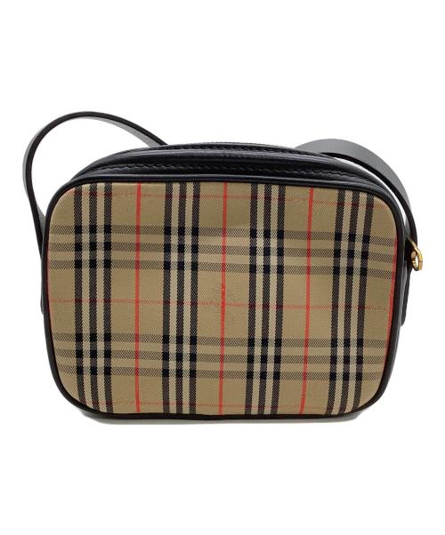 BURBERRY（バーバリー）BURBERRY (バーバリー) ショルダーバッグ ベージュ×ブラックの古着・服飾アイテム