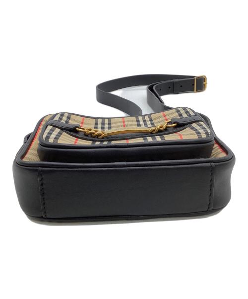 BURBERRY（バーバリー）BURBERRY (バーバリー) ショルダーバッグ ベージュ×ブラックの古着・服飾アイテム