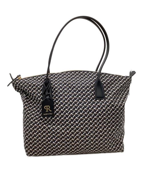 ROBERTA PIERI（ロベルタピエリ）ROBERTA PIERI (ロベルタピエリ) トートバッグ ホワイト×ブラックの古着・服飾アイテム