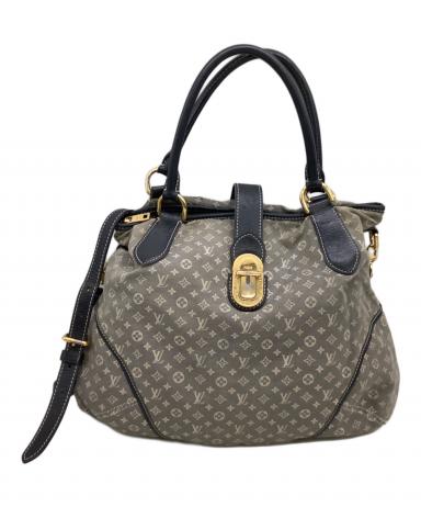 本物 ルイヴィトン LOUIS VUITTON LV エレジー モノグラム イディール 2WAY ショルダーバッグ ハンドバッグ アンクル ネイビー M56697 ビトン バッグ 中古 LOUIS VUITTON - 本物 ルイヴィトン LOUIS VUITTON LV エレジー