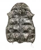 AMI Alexandre Mattiussiアミアレクサンドルマテュッシ）の古着「フーデッドベスト シワ加工」｜シルバー