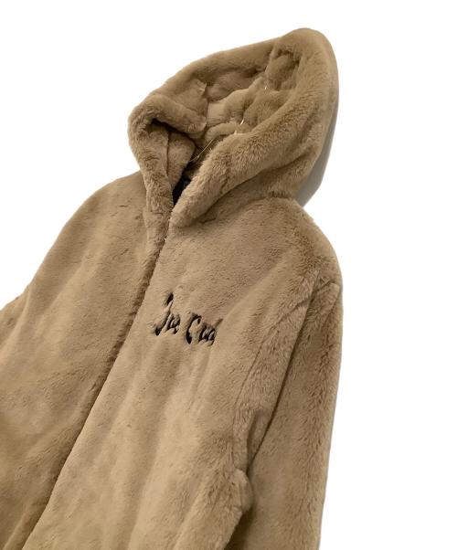 PEANUTS（ピーナッツ）PEANUTS (ピーナッツ) FLAGSTAFF (フラグスタッフ) 刺繍フェイクファーブルゾン ベージュ サイズ:XLの古着・服飾アイテム