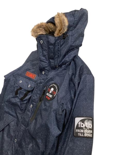 MAZUME（マズメ）MAZUME (マズメ) 中綿ジャケット CORE ALL WEATHERSUIT ネイビー サイズ:LLの古着・服飾アイテム