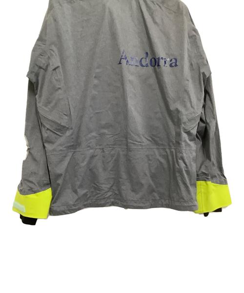 ONYONE（オンヨネ）ONYONE (オンヨネ) ANDORRA SHELL JACKET グレー×イエローの古着・服飾アイテム