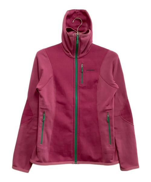 Patagonia（パタゴニア）Patagonia (パタゴニア) ジップパーカー ピトン ハイブリッドフーディ ピンク サイズ:Sの古着・服飾アイテム