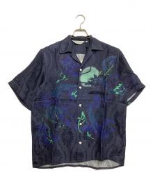 NIPOALOHA（二ポアロハ）の古着「柄シャツ」｜ネイビー