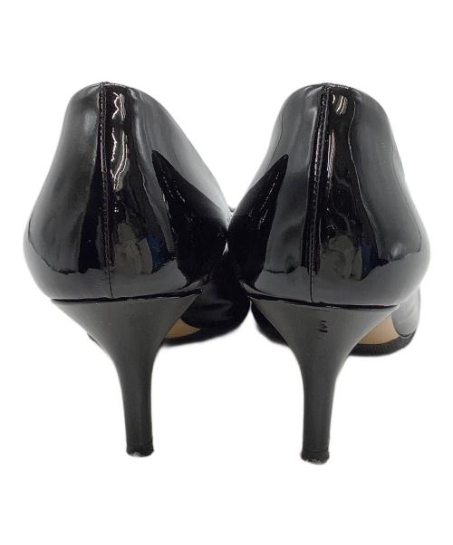 Salvatore Ferragamo（サルヴァトーレ フェラガモ）Salvatore Ferragamo (サルヴァトーレ フェラガモ) ヒールパンプス ヴァラリボン ブラック サイズ:6の古着・服飾アイテム