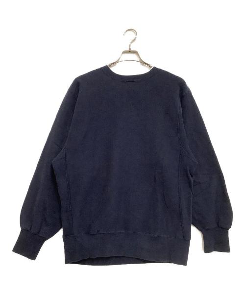 Champion REVERSE WEAVE（チャンピオン リバース ウィーブ）Champion REVERSE WEAVE (チャンピオン リバース ウィーブ) クルーネックスウェット　90s-00s  ネイビー サイズ:XLの古着・服飾アイテム