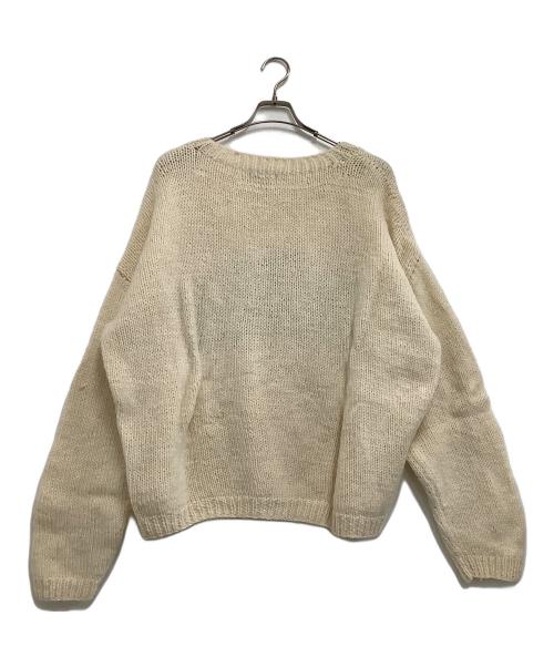 Mcmachan Woolen（マクマーンウーレン）Mcmachan Woolen (マクマーンウーレン) ニット アイボリー×ブラウン サイズ:表記なしの古着・服飾アイテム