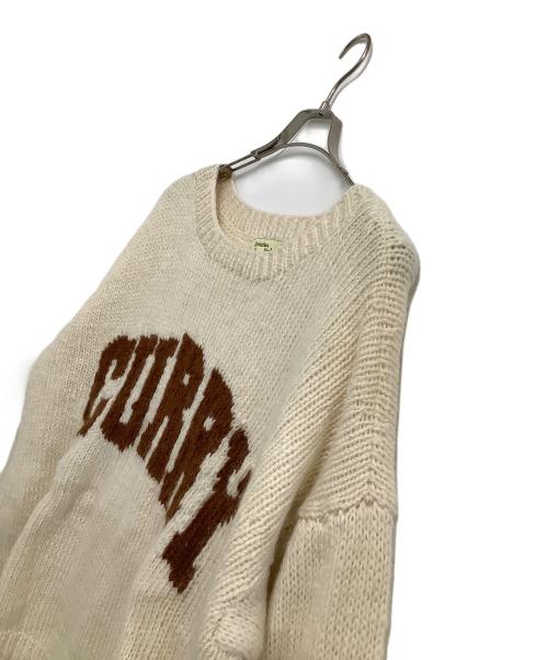 Mcmachan Woolen（マクマーンウーレン）Mcmachan Woolen (マクマーンウーレン) ニット アイボリー×ブラウン サイズ:表記なしの古着・服飾アイテム