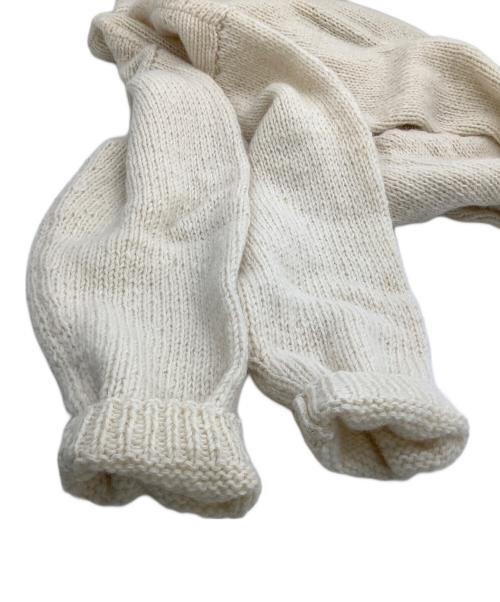 Mcmachan Woolen（マクマーンウーレン）Mcmachan Woolen (マクマーンウーレン) ニット アイボリー×ブラウン サイズ:表記なしの古着・服飾アイテム