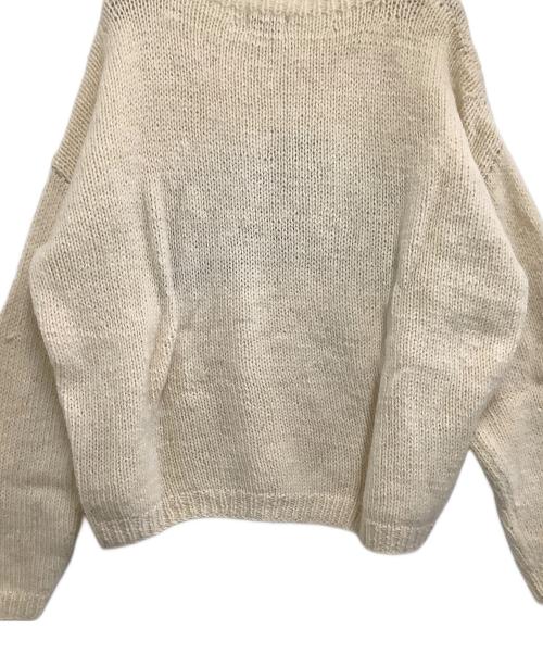 Mcmachan Woolen（マクマーンウーレン）Mcmachan Woolen (マクマーンウーレン) ニット アイボリー×ブラウン サイズ:表記なしの古着・服飾アイテム