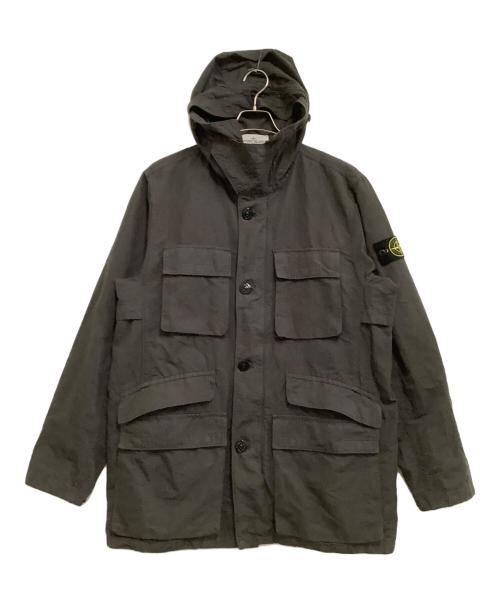 STONE ISLAND（ストーンアイランド）STONE ISLAND (ストーンアイランド) Garment Dyed Field Jacket 22SSモデル グレー サイズ:Lの古着・服飾アイテム