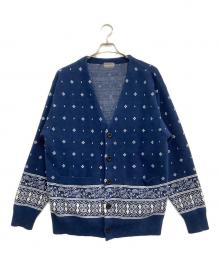 nestwell（ネストウェル）の古着「バンダナカーディガン」｜ブルー