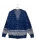 nestwell（ネストウェル）の古着「バンダナカーディガン」｜ブルー