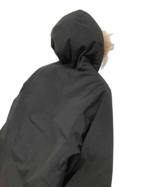 DANTON（ダントン）DANTON (ダントン) ファー付きダウンジャケット ブラック サイズ:38の古着・服飾アイテム