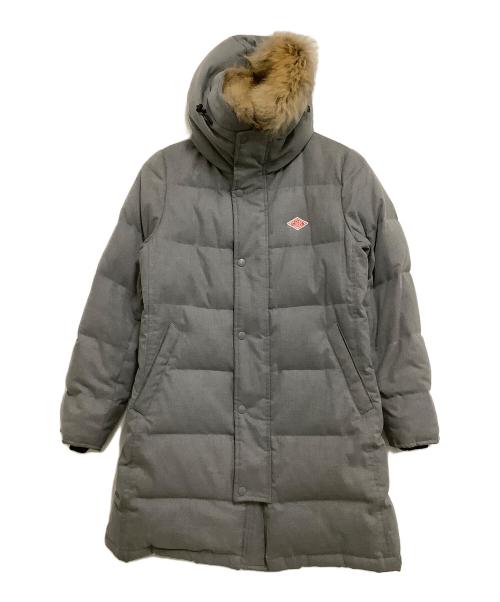 DANTON（ダントン）DANTON (ダントン) BEAMS (ビームス) ファー付きロングダウンジャケット グレー サイズ:36の古着・服飾アイテム