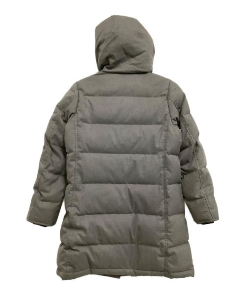 DANTON（ダントン）DANTON (ダントン) BEAMS (ビームス) ファー付きロングダウンジャケット グレー サイズ:36の古着・服飾アイテム