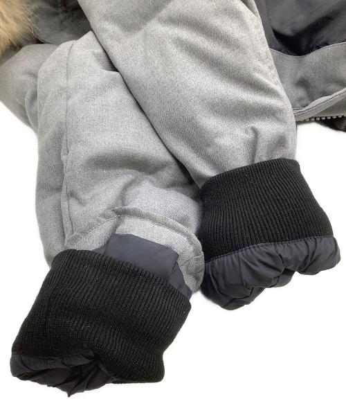 DANTON（ダントン）DANTON (ダントン) BEAMS (ビームス) ファー付きロングダウンジャケット グレー サイズ:36の古着・服飾アイテム