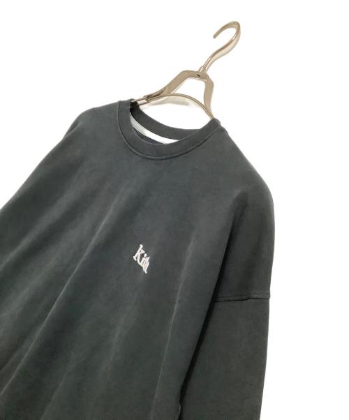 KITH（キス）KITH (キス) ロゴスウェット ブラック サイズ:XXLの古着・服飾アイテム