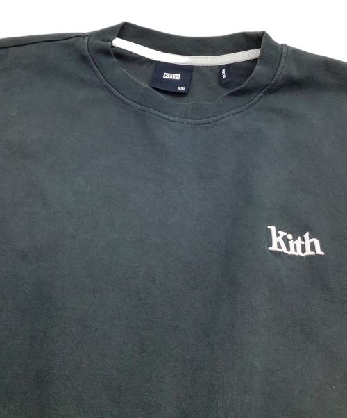 KITH（キス）KITH (キス) ロゴスウェット ブラック サイズ:XXLの古着・服飾アイテム