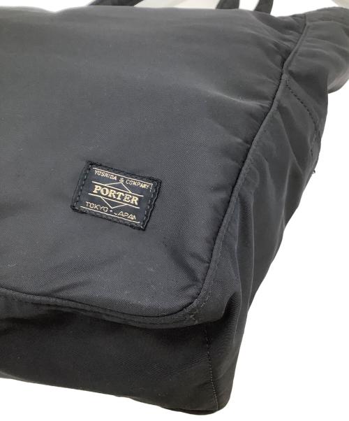 PORTER（ポーター）PORTER (ポーター) トートバッグ　クリーム ブラックの古着・服飾アイテム