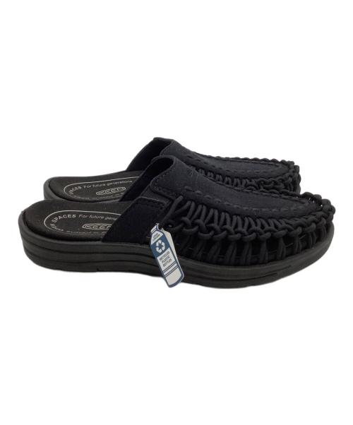 KEEN（キーン）KEEN (キーン) サンダル UNEEK II SLIDE ブラック サイズ:24 未使用品の古着・服飾アイテム