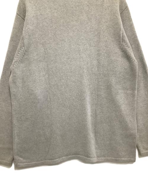 POLO RALPH LAUREN（ポロ・ラルフローレン）POLO RALPH LAUREN (ポロ・ラルフローレン) 刺繍ニット グレー サイズ:XLの古着・服飾アイテム