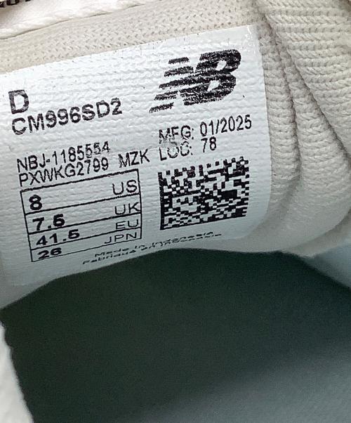 NEW BALANCE（ニューバランス）NEW BALANCE (ニューバランス) ローカットスニーカー ホワイト サイズ:26 未使用品の古着・服飾アイテム