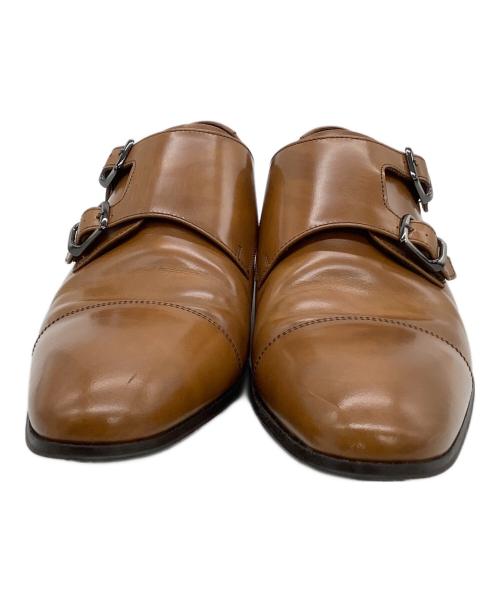 REGAL（リーガル）REGAL (リーガル) ダブルモンクストラップシューズ キャメル サイズ: 24 1/2の古着・服飾アイテム