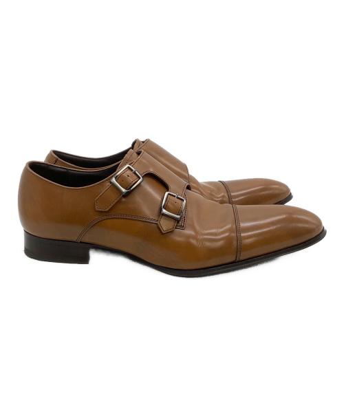 REGAL（リーガル）REGAL (リーガル) ダブルモンクストラップシューズ キャメル サイズ: 24 1/2の古着・服飾アイテム