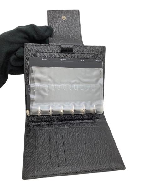 BVLGARI（ブルガリ）BVLGARI (ブルガリ) 手帳カバー ブラックの古着・服飾アイテム