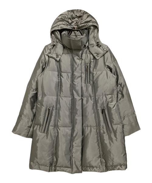 BURBERRY LONDON（バーバリーロンドン）BURBERRY LONDON (バーバリーロンドン) ダウンコート 裏地ノバチェック  シルバー サイズ:46の古着・服飾アイテム
