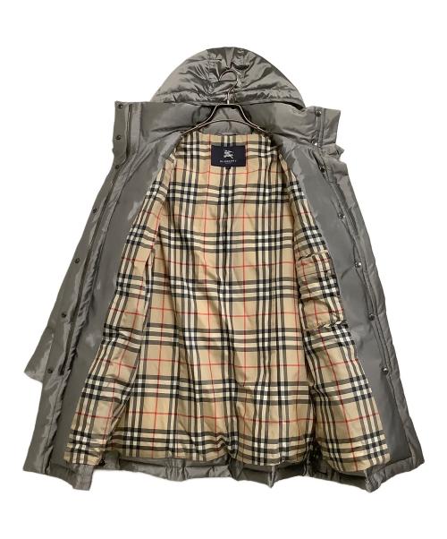 BURBERRY LONDON（バーバリーロンドン）BURBERRY LONDON (バーバリーロンドン) ダウンコート 裏地ノバチェック  シルバー サイズ:46の古着・服飾アイテム