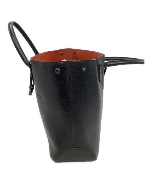 LONGCHAMP（ロンシャン）LONGCHAMP (ロンシャン) トートバッグ ブラック×ブラウンの古着・服飾アイテム