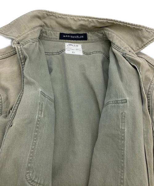 MADISON BLUE（マディソンブルー）MADISON BLUE (マディソンブルー) ミリタリーシャツ グリーン サイズ:01の古着・服飾アイテム