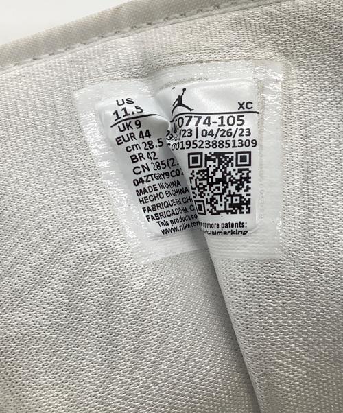 NIKE（ナイキ）NIKE (ナイキ) スニーカー AIR JORDAN 1 LOW ホワイト×グレー サイズ:28.5の古着・服飾アイテム