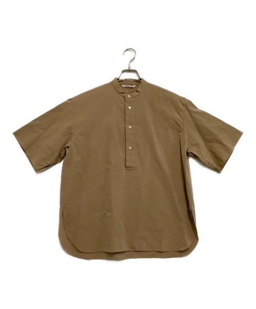 AURALEE（オーラリー）AURALEE (オーラリー) 半袖シャツ ブラウン サイズ:０の古着・服飾アイテム