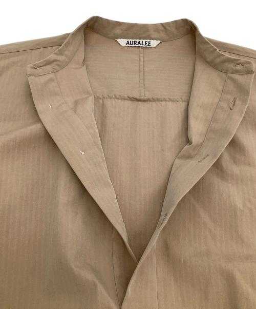AURALEE（オーラリー）AURALEE (オーラリー) 半袖シャツ ブラウン サイズ:０の古着・服飾アイテム