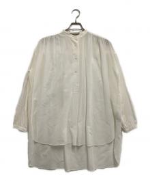 PLAIN PEOPLE（プレインピープル）の古着「オーバーサイズブラウス」｜ホワイト