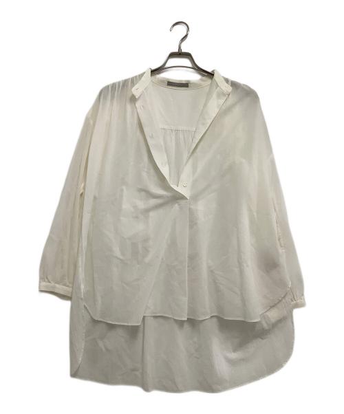 PLAIN PEOPLE（プレインピープル）PLAIN PEOPLE (プレインピープル) オーバーサイズブラウス ホワイト サイズ:9の古着・服飾アイテム