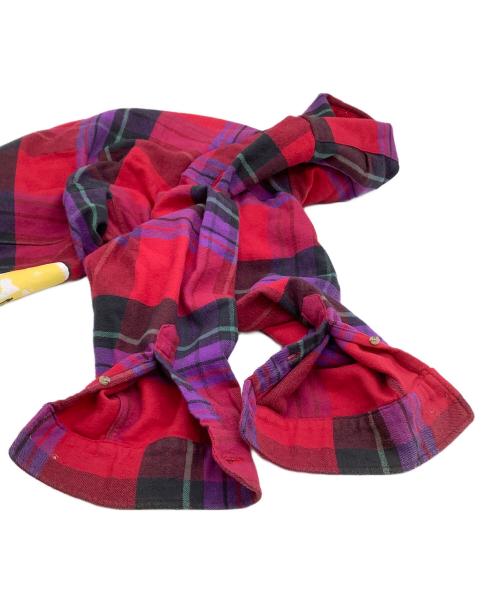 SUPREME（シュプリーム）SUPREME (シュプリーム) ネルシャツ　	ダニエル・ジョンストン  レッド サイズ:Sの古着・服飾アイテム